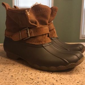 Sperry Fleece Lined Duck Boots Size 10
